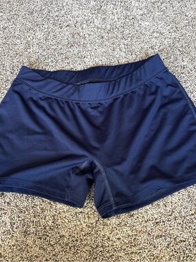 Women's Navy High-Performance Athletic Shorts